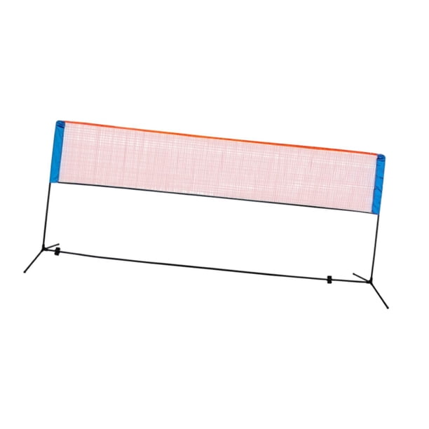Filet De Badminton/volley 3,1 M – Poteaux Réglables – Polyester – Pliable, Pour Jardin, Plage Ou Parc