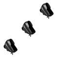 thumbnail image 1 of Sonducket Bicicleta pantalla táctil bolsa marco tubo frontal almacenamiento bicicleta teléfono móvil funda extraíble manos libres lavable bolsa negro Negro 3piezas Sonducket CBP208392, 1 of 6