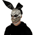 thumbnail image 2 of Mascara Horror Conejo Creepy Neon Glow Halloween Disfraz, 2 of 6