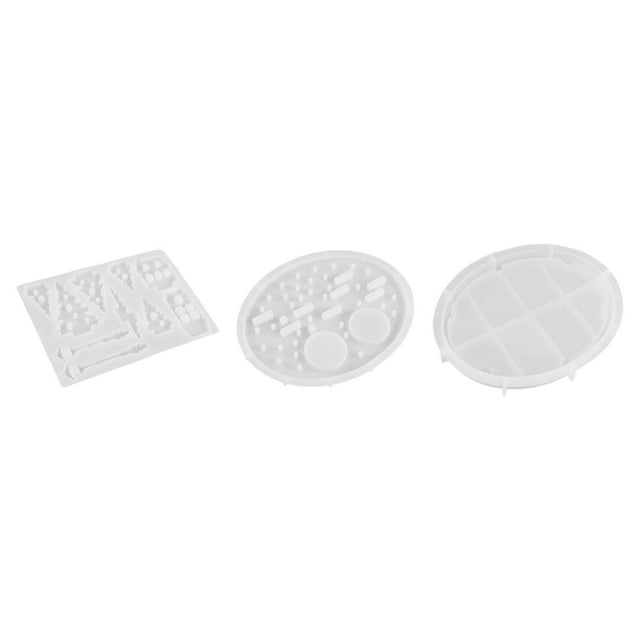 TIELUTT 3D Street View DIY Silicone for Epoxy Resin Casting Craft Making Heat Table Scoreboard for Crafting Resin Glitter Set Rose Candle for Candle Making Silicone Resin Heart Silicone
