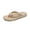 Khaki, variant on GPOECD Flip Flops for Men Arch Support Flip Flops Summer Outdoor SlipFlat Feet Soft Sole Casual Beach Sandals for Couples Men Slippers Black,9.5