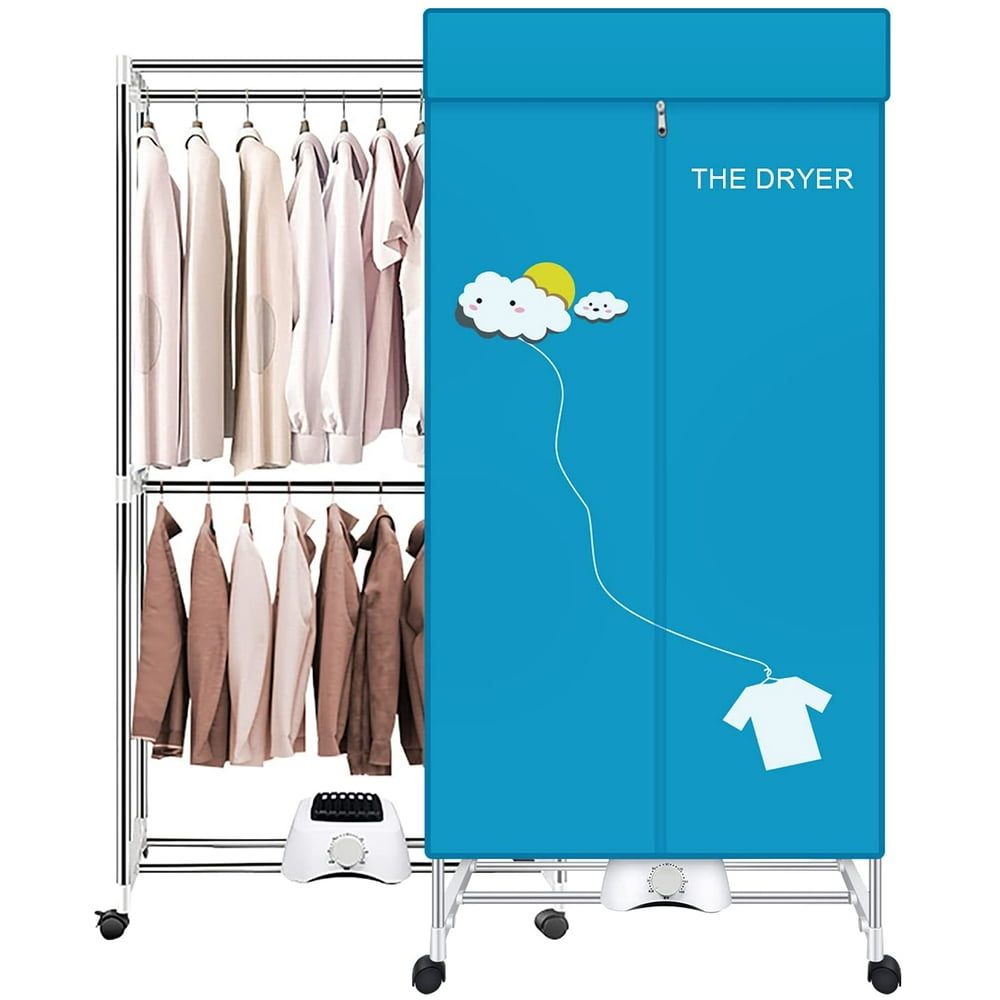 Portable Dryer,110V 1000W Electric Clothes Dryer Machine Double layer