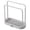 Grey, variant on WEIWEIGG Kitchen Sink Rack Tray Organizer Stand for Sponge, Dish Cloth, Rag, Brush, Scrubber Storage And Organization,Black