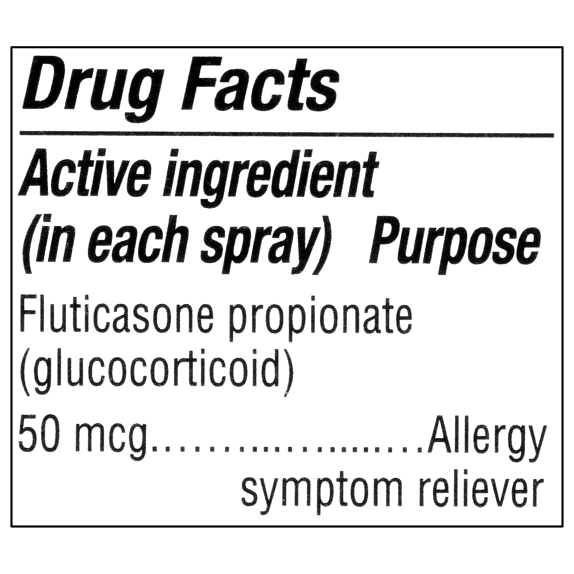 Equate Children's Allergy Relief Fluticasone Propionate Nasal Spray, 50 mcg, Ages 4 Years & Older, 0.34 fl oz. - image 5 of 8