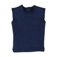 thumbnail image 3 of Figuras de hombre, camiseta, chaleco sin mangas, trajes 1:6, disfraz hecho a mano, ropa de muñeca en miniatura para accesorios de figuras de acción de azul, 3 of 8