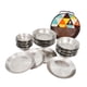 thumbnail image 4 of 16x/Set Vajilla Utensilios Vajilla reutilizable ligera Cubiertos para exteriores con bolsa de almacenamiento Tazones Platos para fiestas Picnic Viajes DYNWAVEMX Vajilla de campamento al aire libre, 4 of 8