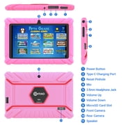 Contixo Kids Tablets and Smart Watch Bundle w/ STEM Learning System and Parental Controls, 7, Pink