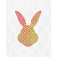 thumbnail image 2 of Kimberly, Allen 12x14 White Modern Wood Framed Museum Art Print Titled - Latice Bunny 2, 2 of 4