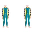 thumbnail image 3 of Traje de neopreno sweethay para niños anti-quemaduras solares Azul L 2Conjunto, 3 of 6
