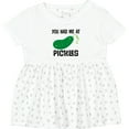 thumbnail image 3 of Inktastic You Had Me at Pickles Girls Baby Dress, 3 of 5