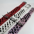 thumbnail image 6 of SPRING PARK Faux Leather Spiked Anti-bite Collar Studded Punk Dog Collar for Small/X-Small Breeds and Puppies, 6 of 7