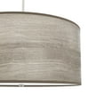 thumbnail image 4 of Hunter - Solhaven 4-light Light Grey Oak, Large Pendant Light, Dimmable, Modern Style, Drum Shaped, for Bedrooms, Kitchens, Dining, Living Rooms - 19382, 4 of 7