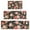 Pioneer Flower Floral-3, variant on Pioneer Flower Floral Print Pattern Kitchen Rugs Sets Of 3,Kitchen Runner Rugs Non Skid Washable,Decorative Kitchen Floor Mats for Kitchen,Sink,Laundry,17"x30"+ 17"x47" + 17"x59"