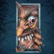 thumbnail image 4 of Asomando estantería Sujetalibros personalizados, estantería divertida de terror Decoraciones de tablilla para coleccionar álbumes Revistas marrón BLESIY Escultura de estantería, 4 of 7