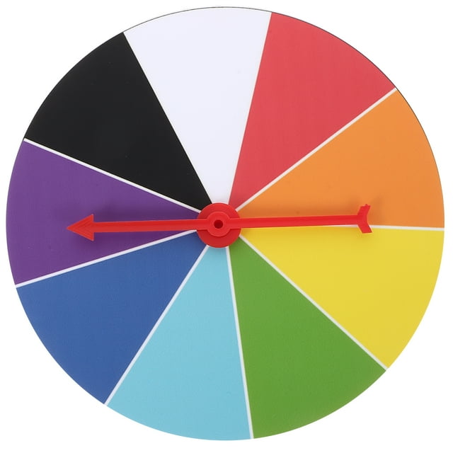 1 Pce Roue de Loterie Éditable Plateau Tournant Amusant Prix Créatif Roue Accessoire de Fête