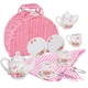thumbnail image 1 of Juego de Té Porcelana Niñas - Diseño Floral - 18 Piezas rosa Unitalla, 1 of 5