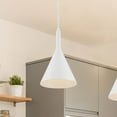thumbnail image 7 of 60/7137-Nuvo Lighting-Lightcap-1 Light Small Pendant in Mid-Century Modern Style-7.75 Inches Wide by 12.5 Inches High-Matte White Finish, 7 of 7