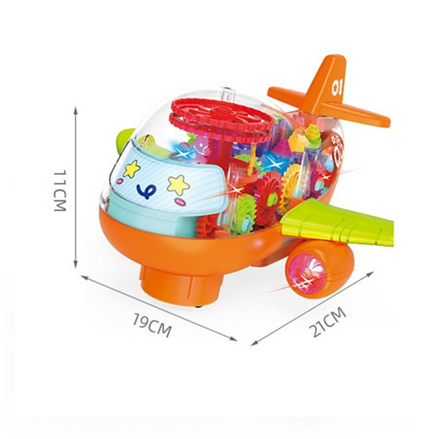 Aviones De Juguete Avión Juguete Niños Avión Juguete Dibujos Animados Avión Juguetes Niños Avión Juguete Educativo Dibujos Animados Avión Juguetes Con Luces Música Rueda ANGGREK Otros