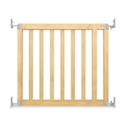 Ingenuity The Doorway 36S Series Custom Collection Pet and Baby Gate, Natural Wood Ready for Paint or Stain, Openings from 30-36" Wide, Ages 6-24 Months