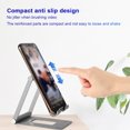 thumbnail image 5 of Foldable metal mobile phone stand desktop creative live broadcast stand ipad tablet stand, 5 of 5