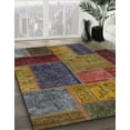 thumbnail image 2 of Ahgly Company Indoor Rectangle Abstract Blood Red Brown Area Rugs, 5' x 8', 2 of 6