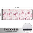 thumbnail image 5 of Kitchen Rugs Sets Of 2,Pink Breast Cancer and Pioneer Flower Anti Fatigue Kitchen Mat Rugs Non Slip Washable,Decorative Kitchen Floor Mats for Kitchen,Sink,Laundry,17"x47"+17"x47", 5 of 5