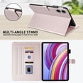 thumbnail image 4 of for Xiaomi Redmi Pad Pro/Xiaomi Poco Pad 12.1 inch Case, Rhombus Pattern Multiple Viewing Angles Stand Slim Folio Cover (Rose Gold), 4 of 6