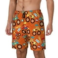 thumbnail image 2 of Fotbe Monster Truck,Truck Cartoon Men’s Swim Trunks Quick Dry Swim Shorts Board Shorts with Mesh Lining-Small, 2 of 9
