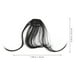 thumbnail image 3 of BRIGHTFUFU Fashion One Piece Clip en Hair Bangs / Fringe / Extensiones de cabello Fake Hair Pieces (Negro), 3 of 7