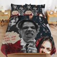 thumbnail image 1 of Yungblud Machine Wash Safe Practical Zipper Soft Touch Fabric Duvet Cover Sets for Comfortable Sleep, 1 of 5