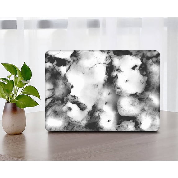 KSK KAISHEK Protective Case Hard Cover Compatible 2021 - 2023 Released MacBook Pro 14" with XDR Display Type C Model: A2779 M2 & A2442 M1 Marble A 195