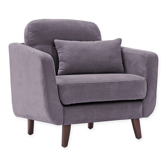 Elle Décor Chloe Armchair in Dark Grey