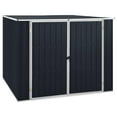 thumbnail image 2 of vidaXL Garden Shed Storage House for Tools Equipment Backyard Galvanized Steel, 2 of 16