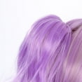 thumbnail image 7 of Eandarui Womens Anime Lolita Curly Multi-color Clip on Ponytails Costume Wig for Halloween Cosplay Lavender One Size, 7 of 7