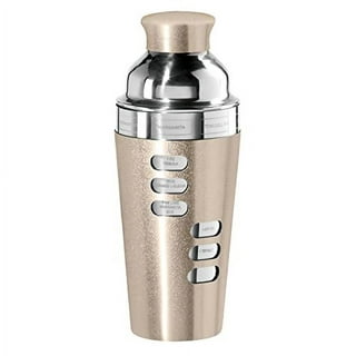 Oggi™ Groove Double Walled Cocktail Shaker with Lid - Mills & Co