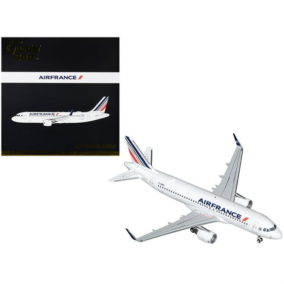 Airbus A320 Commercial Aircraft "Air France" White w/Tail Stripes "Gemini 200" Series 1/200 Diecast Model Airplane by GeminiJets