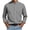 Gray, variant on Loose-Fit Dress Shirts for Men - Long-Sleeve Banded Collar, Pocket, Cotton Button-Down Oxford Shirt for Business Prom Party Wedding Khaki