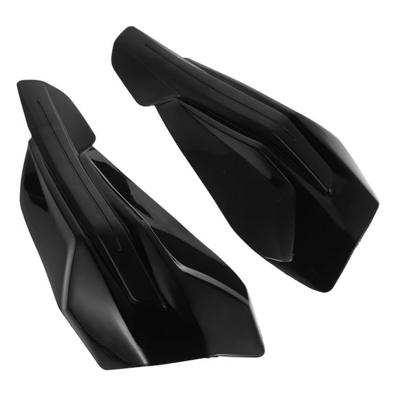 WORGEOUS 1 Pair Dirt Bike Handguards Universal Brush Handlebar Motorcycle Hand Guards for Dirtbike Snowmobile Motocross Scooter Off Road Accessories Black