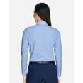 thumbnail image 3 of Devon & Jones D645W Women's Crown Collection Banker Stripe Woven Dress Shirt-French Blue-2XL, 3 of 5