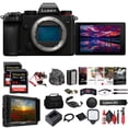 thumbnail image 1 of Panasonic Lumix S5 Mirrorless Camera (DC-S5BODY) + 4K Monitor + 2 x 64GB Memory Card + Bag + Card Reader + LED Light + Corel Photo Software + Rode Compact Mic + Flex Tripod + Hand Strap + More, 1 of 8