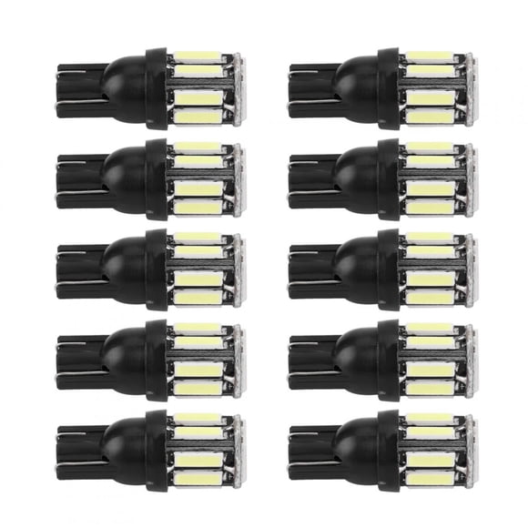 LED Bulb,10pcs T10 7020 10SMD Width Lamp LED Bulbs True to Its Promise