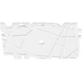 thumbnail image 2 of 40"W x 26 5/8"H x 3"ID x 14 1/4"C x 1"P Novo Architectural Grade PVC Contemporary Ceiling Medallion, 2 of 11