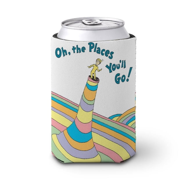 Oh Los Lugares a los que Irás Funda enfriadora de latas, aislante de bebidas para mantener frías o calientes, funda térmica plegable para latas, portabebidas reutilizable