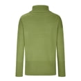 thumbnail image 6 of Spring Saving Savings Clearance 2025!GaThRRgYP Womens Sweaters Plus Size,Women's Knitting Pullover Solid Color High Collar Loose Casual and Winter Women's Sweater, 6 of 6