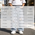 thumbnail image 3 of WQNVRNR Girls Wide Leg Jeans Casual Elastic Waist Fall Winter Distressed Ripped Kids Denim Blue 4 Years, 3 of 9