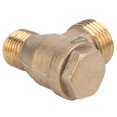 thumbnail image 3 of "Brass Air Compressor Check Valve - 1/2x3/8 Threaded Non-Return Valve for Hydraulic & Pneumatic Systems"  

"High-Pressure Brass One-Way Valve - 1/2x3/8 Thread Size for Air Compressors & Oil-Free, 3 of 6