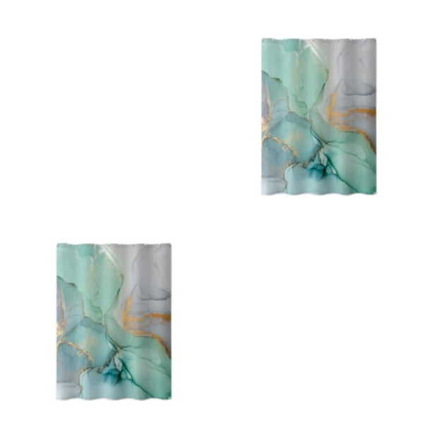 Cortina de baño Cateissary poliéster extragrueso 240x200 2Conjunto
