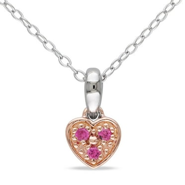 Everly Women's Created Sapphire Sterling Silver Necklace