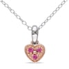 Everly Women's Created Sapphire Sterling Silver Necklace