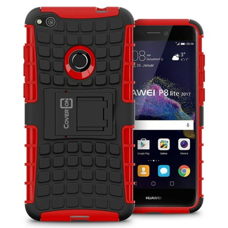 CoverON Huawei P8 Lite (2017 Version) Case, Atomic Series Slim Protective Kickstand Phone Cover